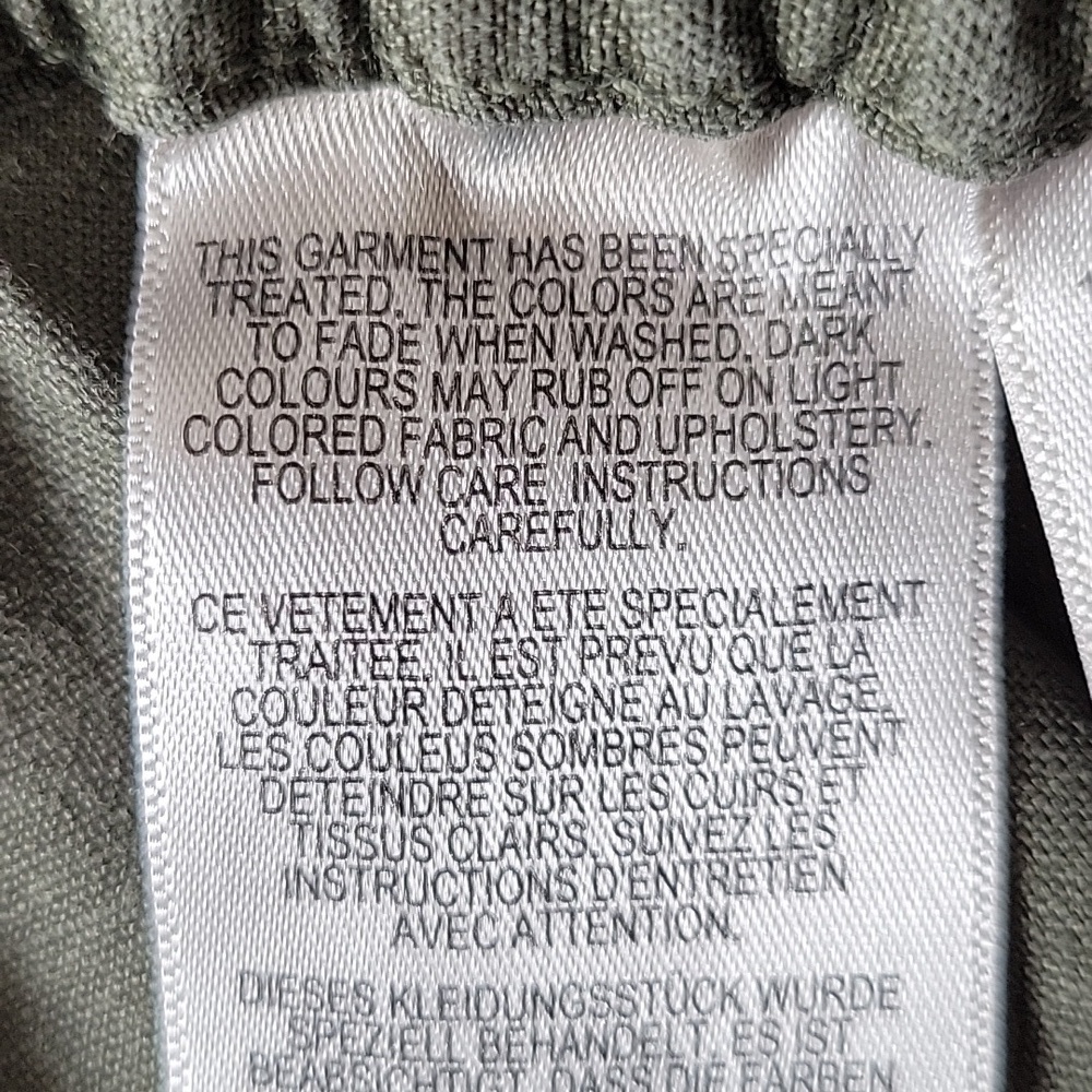 Tommy Bahama Green Linen Drawstring Cropped Capri Pants Size XL - Picture 7 of 7